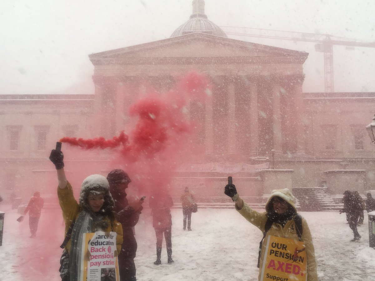 UCL protest tweet media