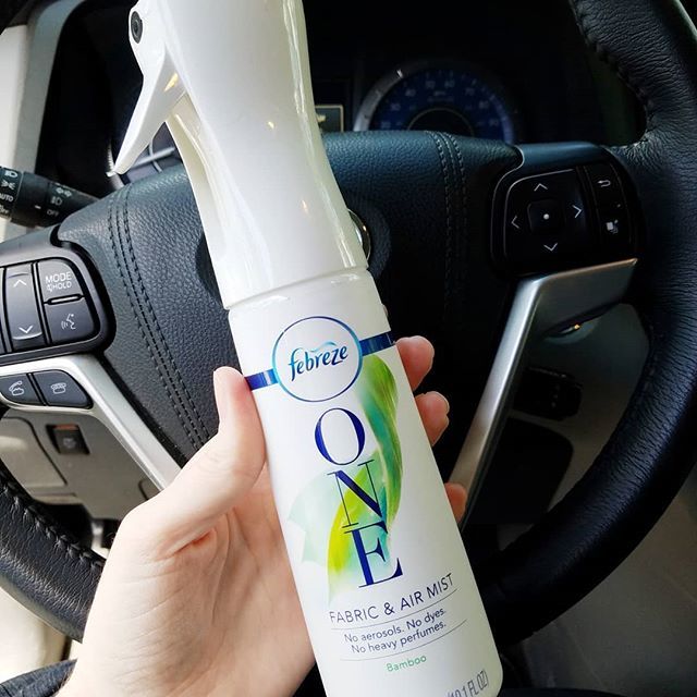 CleverHousewife's tweet image. Because my kids are disgusting and frequently leave their nasty smelling soccer gear in my car, I keep a bottle of @Febreze ONE Fabric &amp;amp; Air Mist on hand to keep my #ONEStateofMind! #ad I'm super sensitive to smells and aerosols and this product contains… ift.tt/2qxeaf8