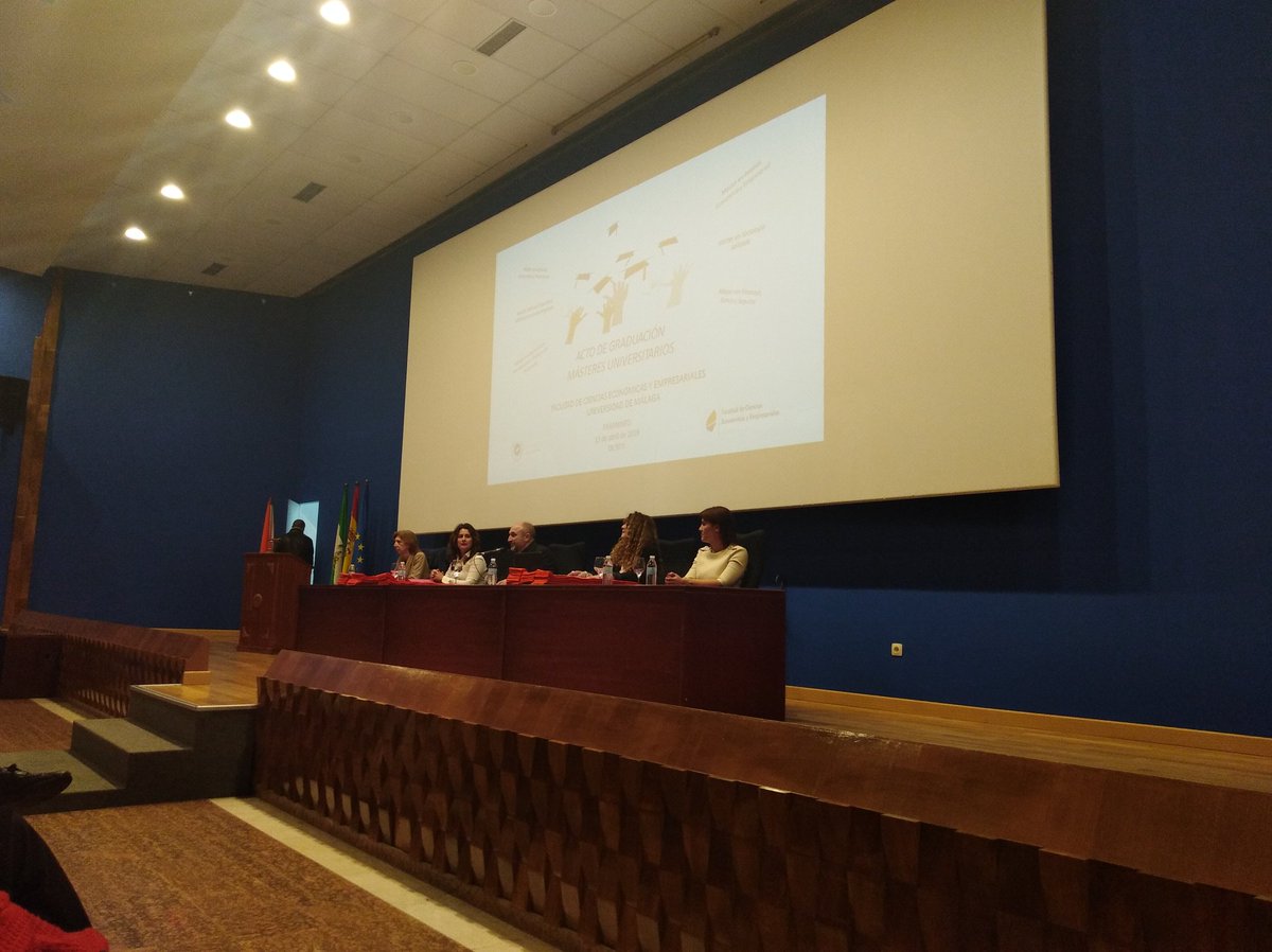 Ana María Castillo-Clavero (@am_castillo) on Twitter photo Acto de graduación de másteres 17-18 <a href="/MBA_UMA/">Master MBA UMA</a> <a href="/economicasUMA/">Económicas Málaga</a> Enhorabuena a los nuevos graduados Acto de graduación de másteres 17-18 <a href="/MBA_UMA/">Master MBA UMA</a> <a href="/economicasUMA/">Económicas Málaga</a> Enhorabuena a los nuevos graduados