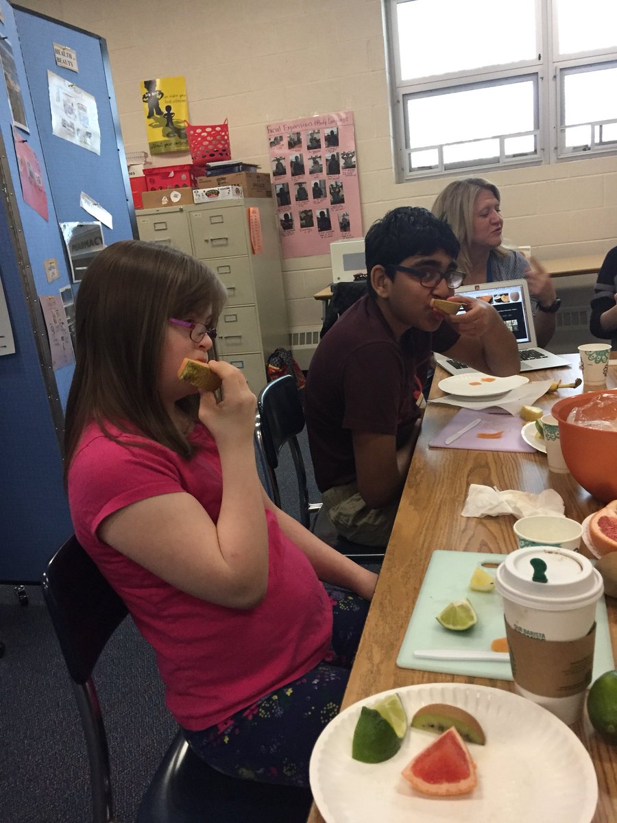 It’s fruit tasting day! Some we loved and some we didn’t. So proud of all of our tasters! @AHSD25South #d25learns