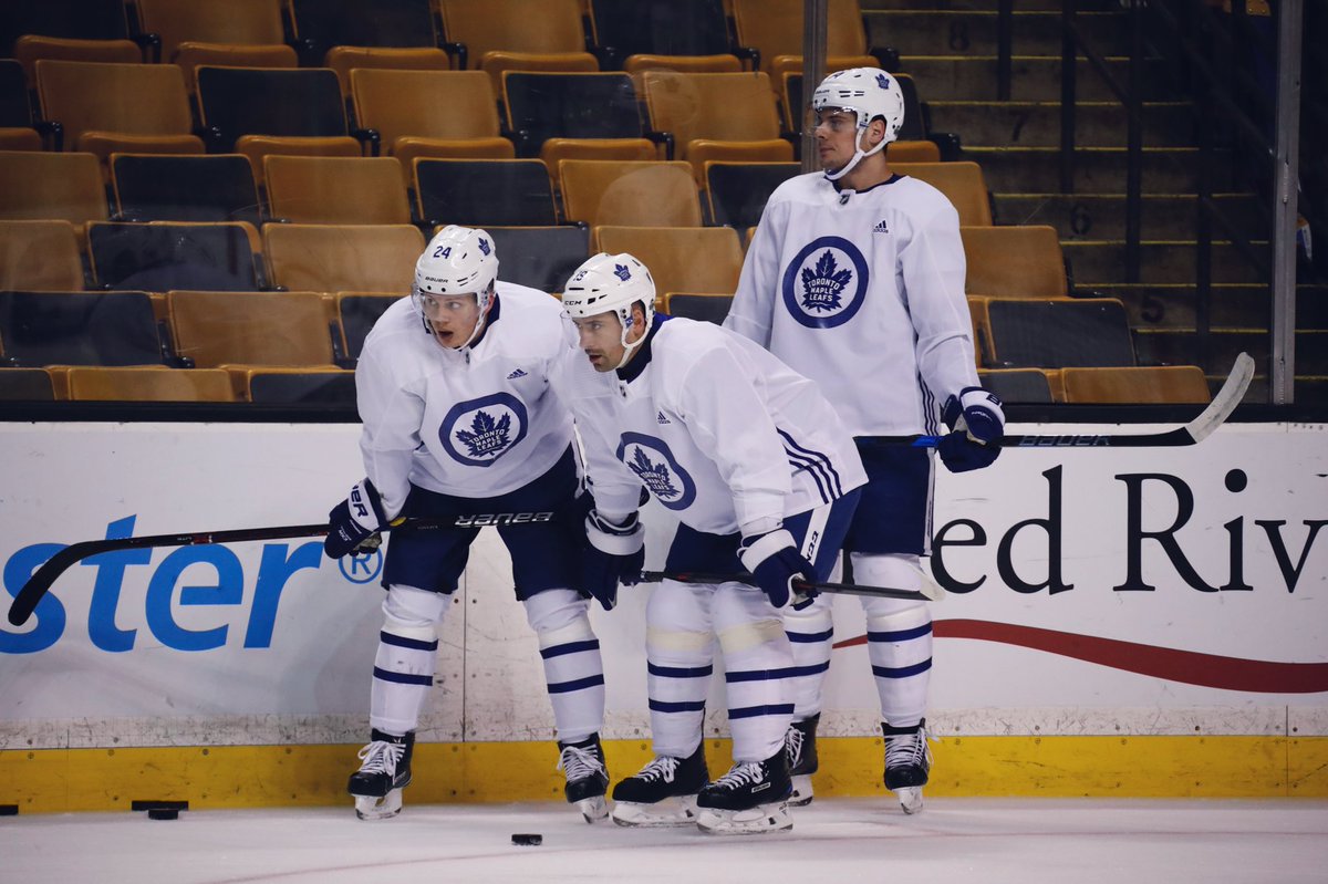 MapleLeafs's tweet photo. “Get regrouped, have a good practice and come back at it.” - Mike Babcock

#TMLtalk | #StanleyCup https://t.co/hMudqrS6KZ