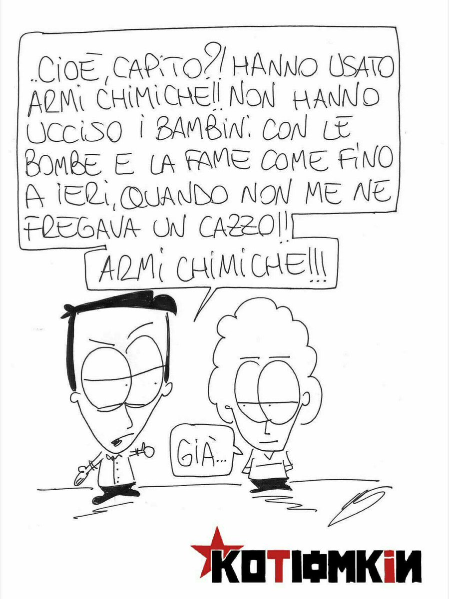 #Siria #armichimiche #13aprile

[ <a href="/befeldo/">befeldo</a> ]