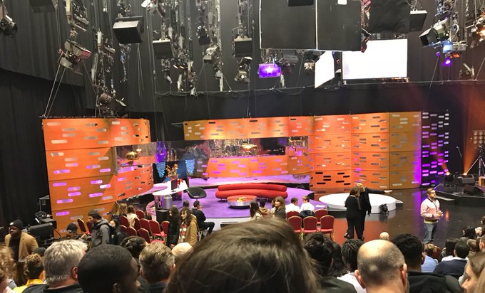 Photos are strictly against the rules in the studio but I sneaked this shot for you. Can you guess the<a href="/tag/blackmirror"class="tags"><span>#blackmirror</span></a><a href="/tag/bandersnatch"class="tags"><span>#bandersnatch</span></a>