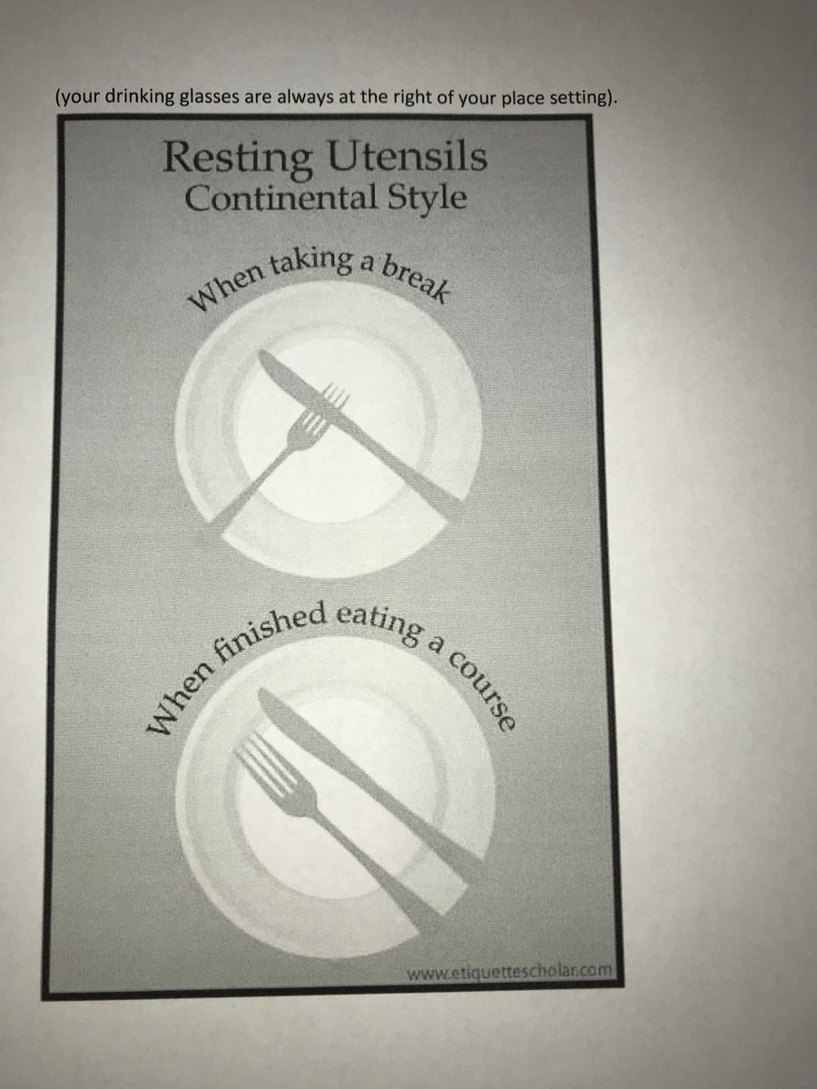 EsteroHS's tweet photo. Students attending prom, here are some simple etiquette tools for dinner tomorrow night! #wildcatpride #LoveLeeSchools https://t.co/SeUM7S6ZnO