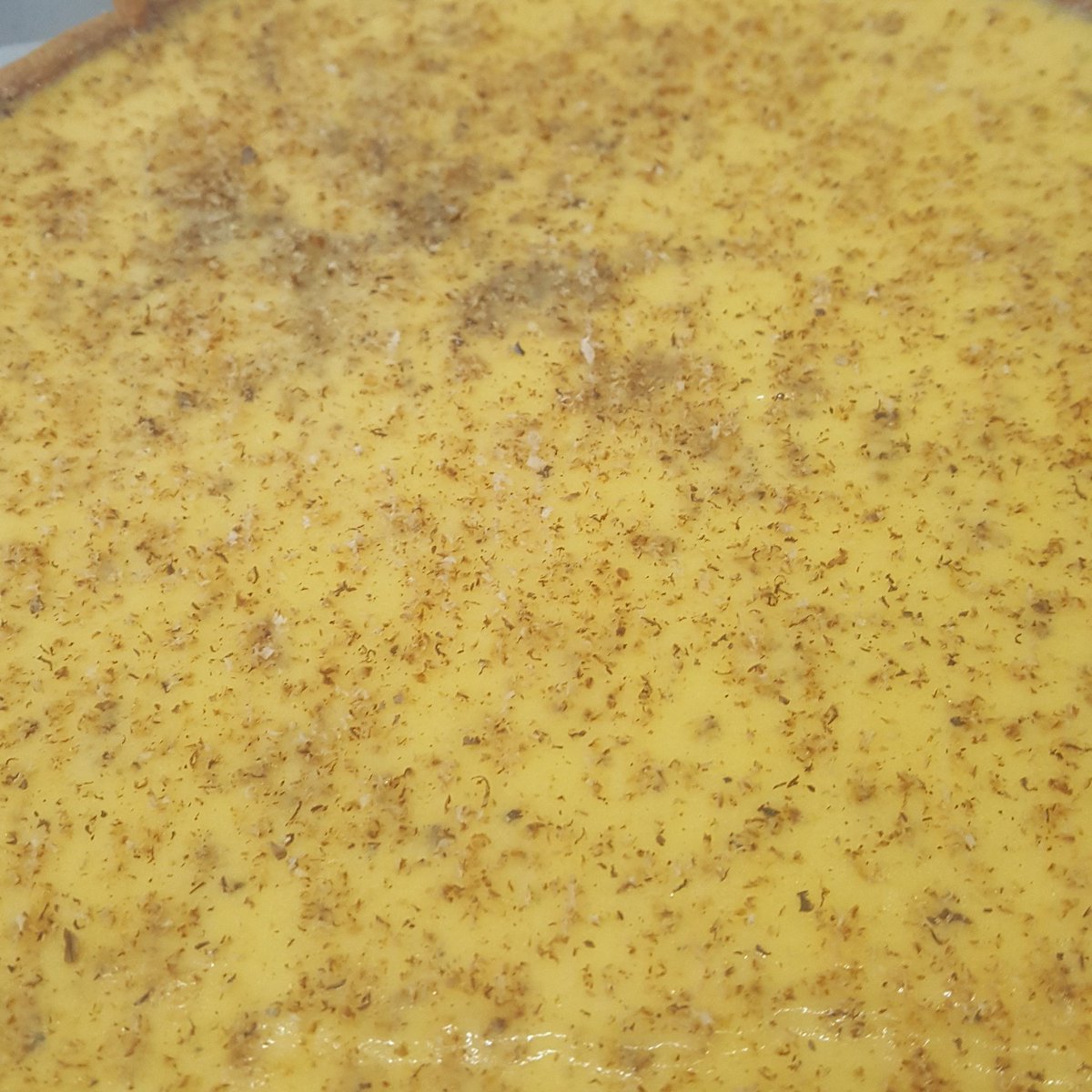 What a very English tart crispy base and very delicious, seek the skill x