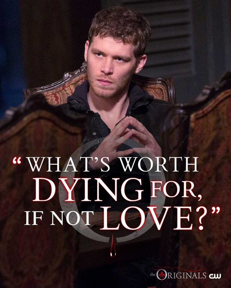 Wise words from Klaus. The final season begins Wednesday at 9/8c on The CW!  #TheOriginals, image size:960x1200