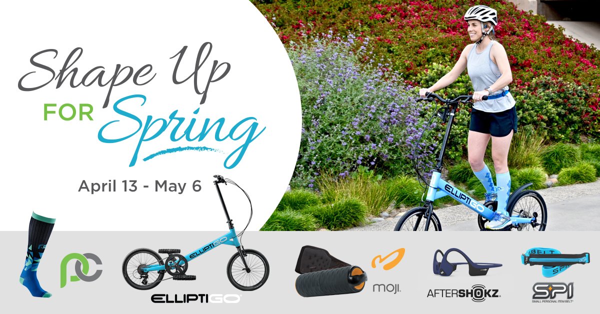 GoMoji's tweet image. GIVEAWAY ALERT!!

Win an ElliptiGO Stand Up Bike (SUB), AfterShokz Headphones, PRO Compression Socks, Moji Recovery Tools &amp;amp; Wraps, and SPIbelt Running Belts -- $3,000 in value! 

Click the link provided below to enter! 

GOOD LUCK!!

elliptigo.com/shape-up-for-s…