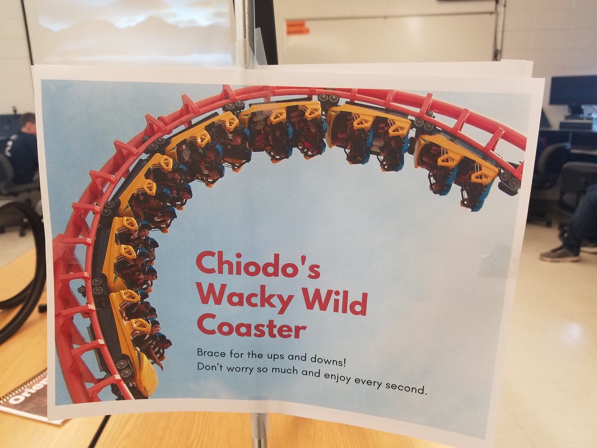 clchiodo's tweet image. What a great Friday! Rocking my @pitscoed #PitscoTAG blues today. My new group of Ss were so excited to see Theme Park Physics set up. Finish strong! #steamed