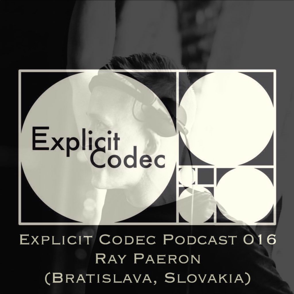 ExplicitCodec's tweet photo. Friday is finally here and you know what that means, new Explicit Codec Podcast 016 by our very own Ray Paeron from Slovakia! Get your weekend started and get lost in the music... ⚫️⚫️ #ExplicitCodec #Podcast #RayPaeron #Slovakia #Underground #Music #Techno #TechHouse #Deep https://t.co/bfnuDSwPeR