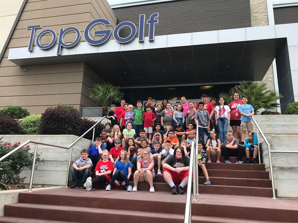 NESCrosby's tweet photo. NES 4th and 5th grade perfect attendance winners enjoyed the #topgolfexperience https://t.co/CUnWbMNmr7