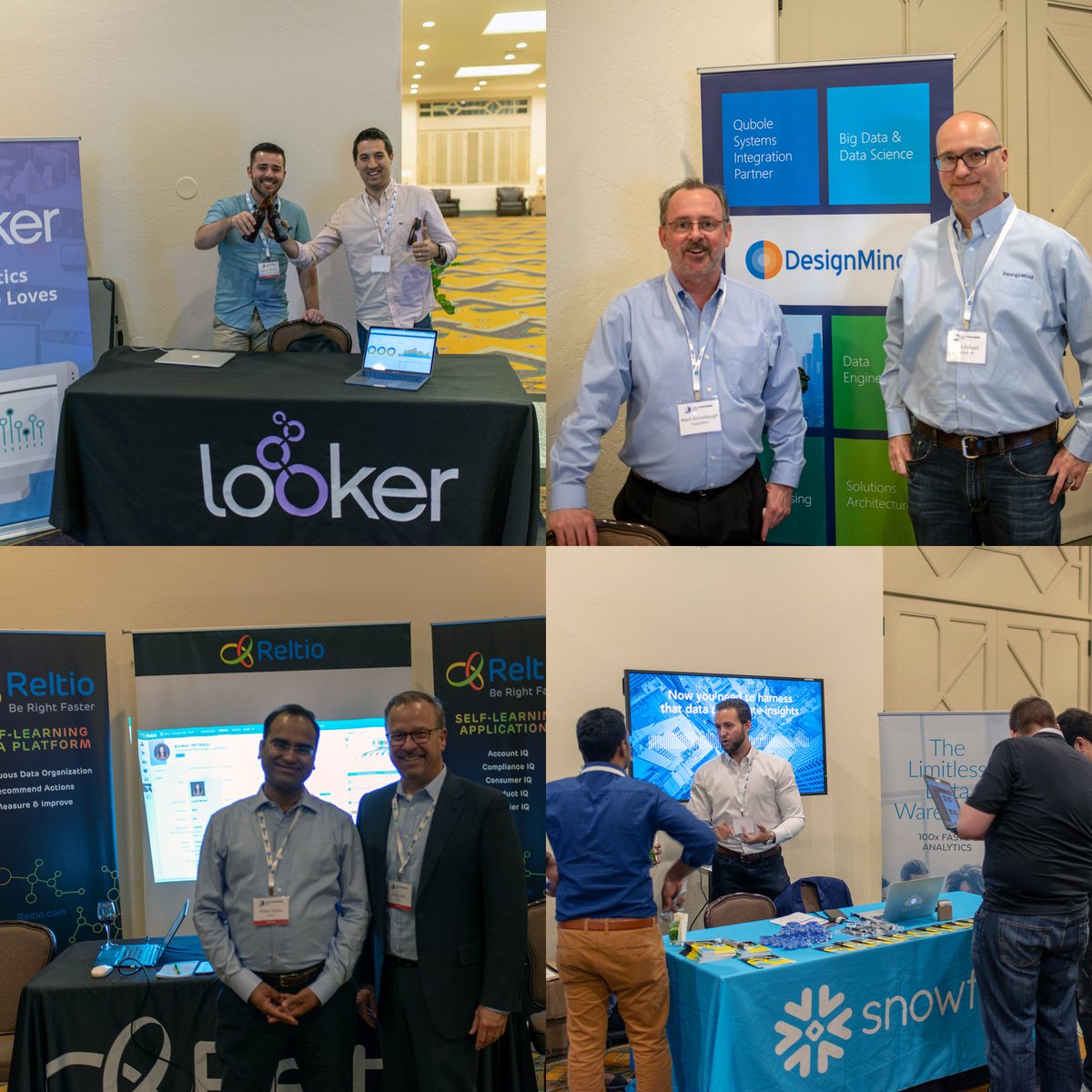 DDAGeek's tweet image. RT qubole: Shoutout to our partners LookerData SnowflakeDB DesignMindData Informatica Reltio who showed up for #DataPlatforms2018!