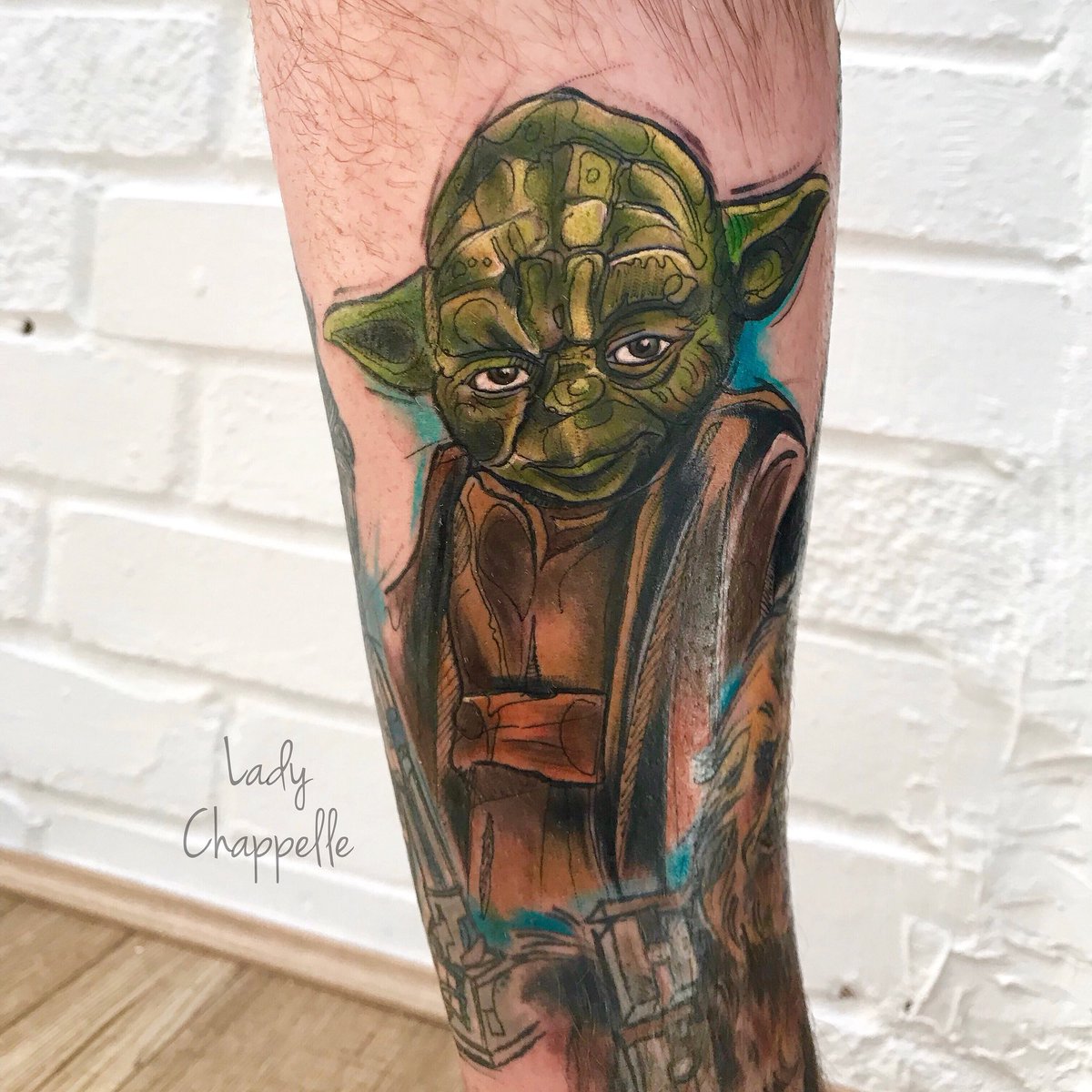_ladychappelle's tweet photo. Yoda and Vader https://t.co/q5A6Ep7l4T
