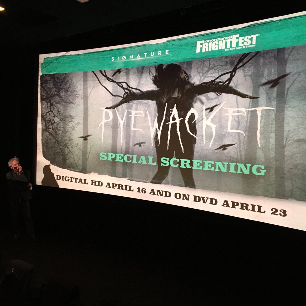 FrightFest's tweet image. Here’s @paulmcevoy introducing our special screening of #PYEWACKET!