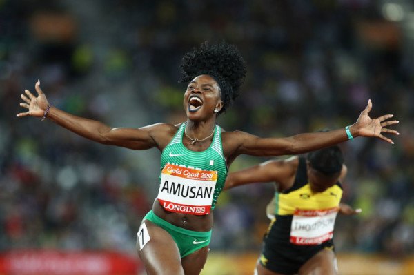 MobilePunch's tweet photo. Commonwealth Games: Nigeria’s Amusan wins gold medal in 100m race
 https://t.co/B7hemXlntr https://t.co/Xvqfjl1f0l