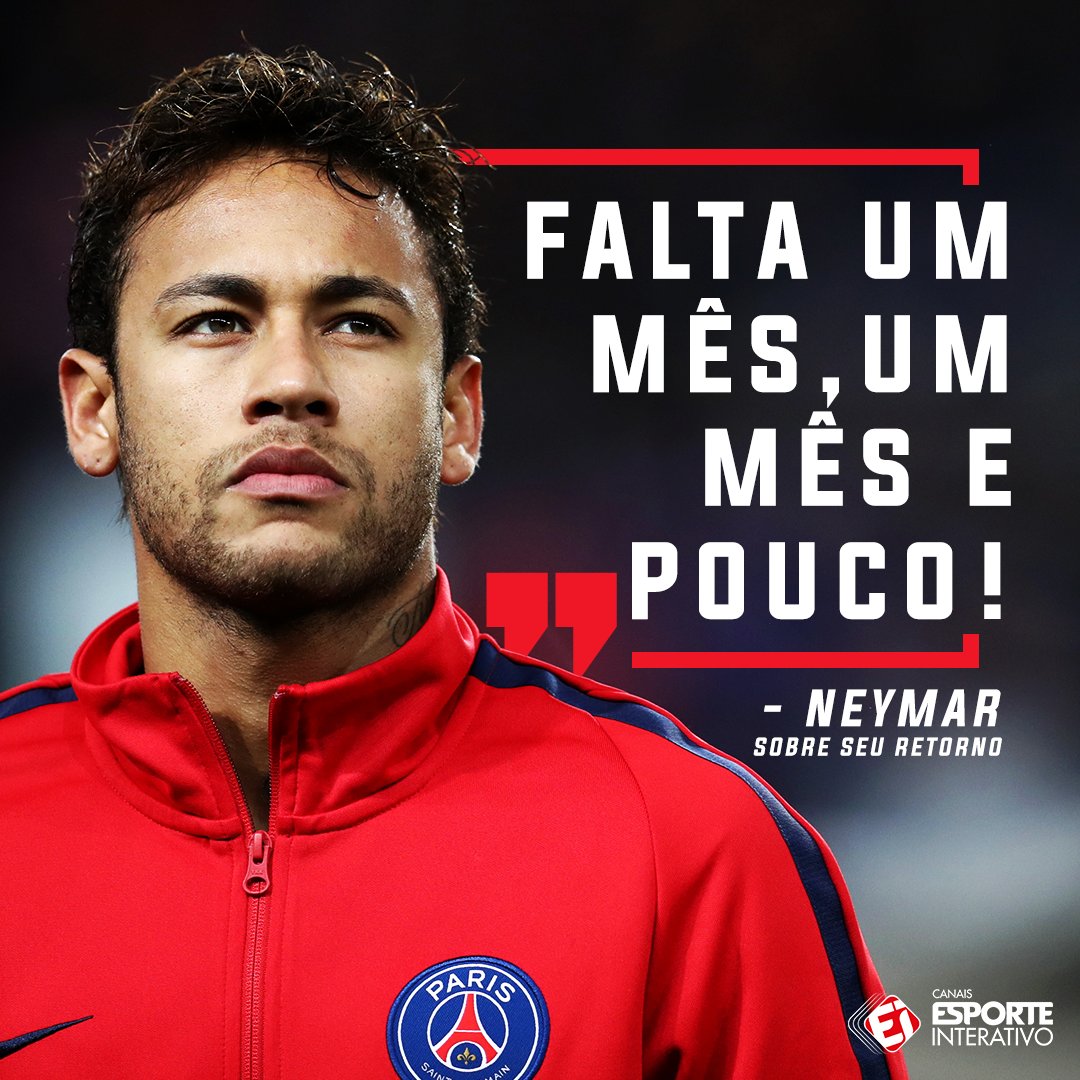Neymar pode voltar a jogar ainda nesta temporada / Twitter