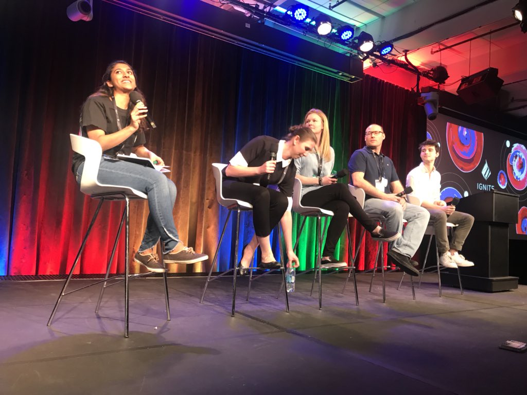 Front row seats of the panel 
<a href="/IgniteSTEM/">ignite stem</a>