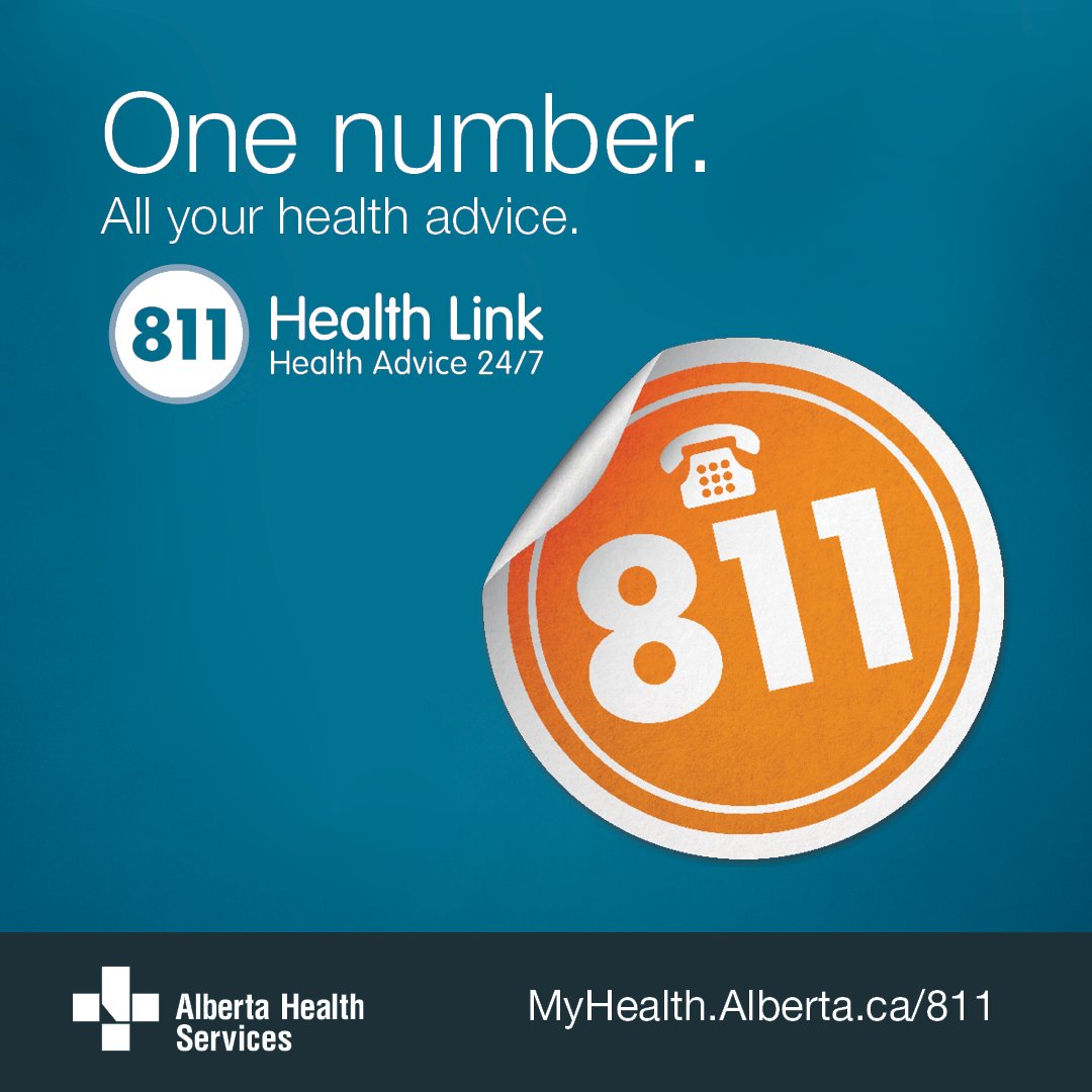 If you have a health-related question, Health Link is staffed 24/7 by experienced registered nurses ready to answer your call. Dial 811 for all of your trusted health information. #YourHealthLink #811
