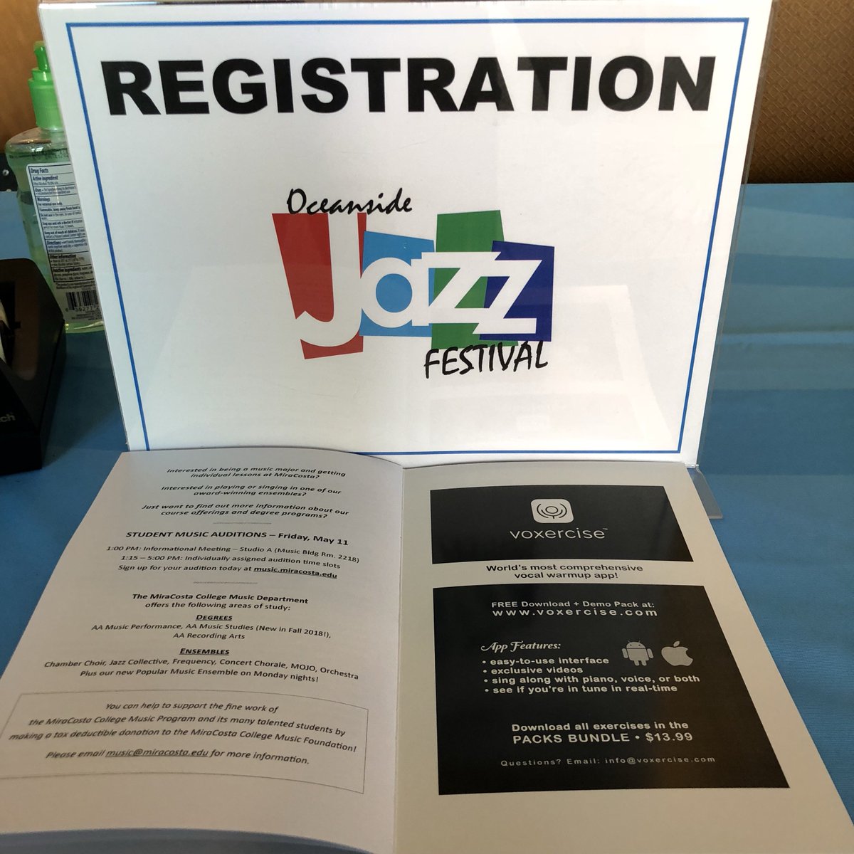 #Voxercise <a href="/voxercise/">Voxercise! Vocal Warmup App!</a> representing at the #OceansideJazzFestival this weekend!!