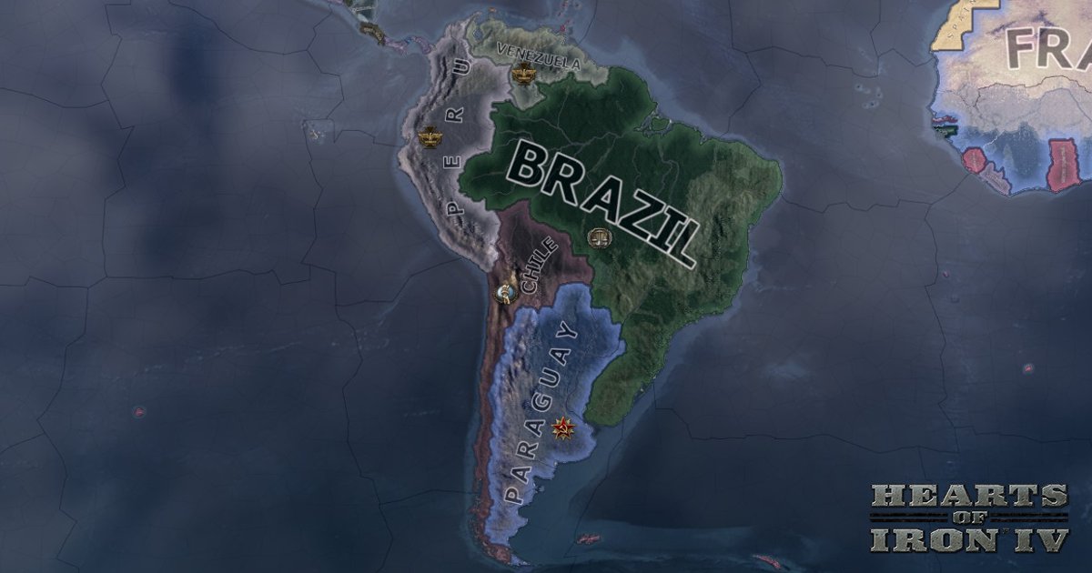 Hearts Of Iron This Weekend Why Not Take A Dive Into South America With Nations Of All Ideologies And Sizes It S A Great Place To Play A Quite Different Game