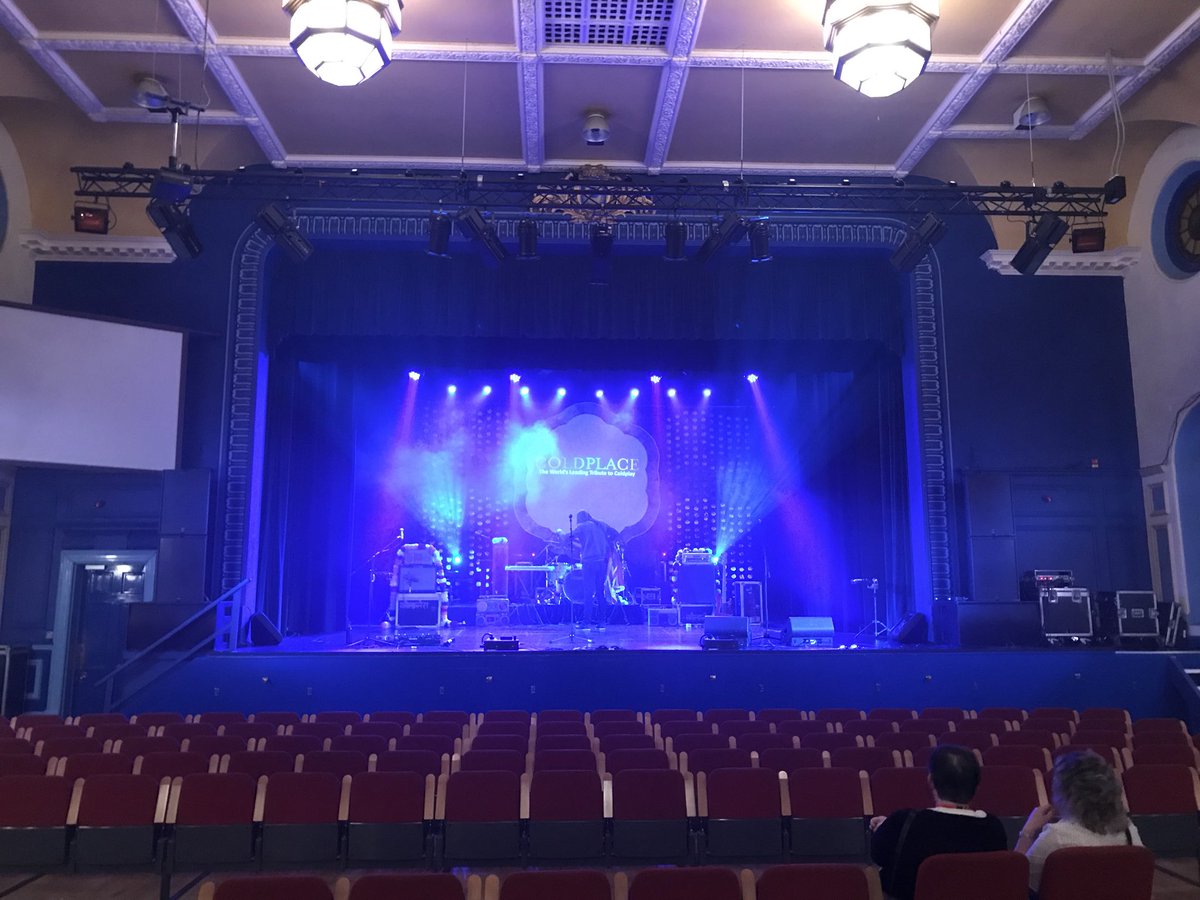 Ready for tonight’s show at Shanklin Theatre, Isle of Wight.