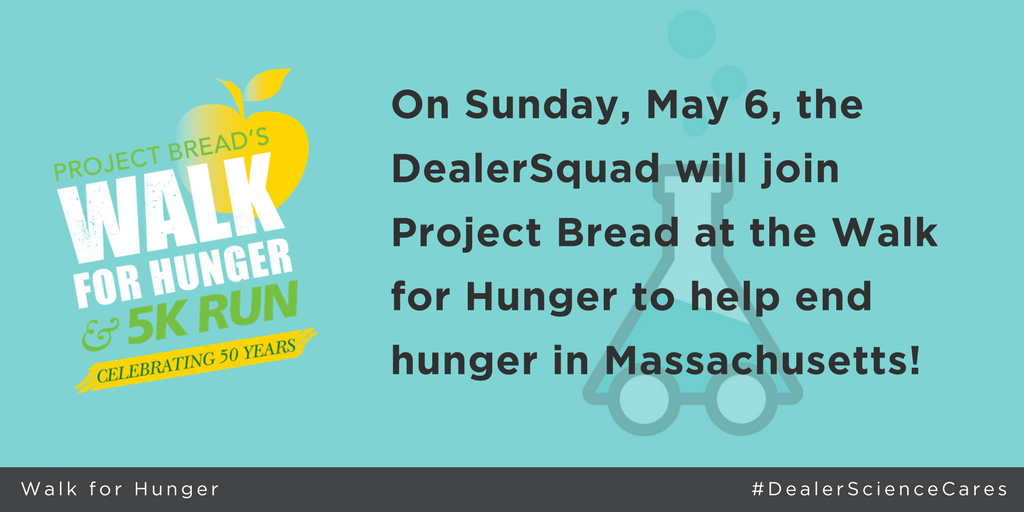 DealerScience's tweet photo. #DealerScienceCares We're excited to join @projectbread at next month's Walk for Hunger! More information about the DealerScience Walk for Hunger team here: https://t.co/eVHbFzYEzo https://t.co/386nbp38d7