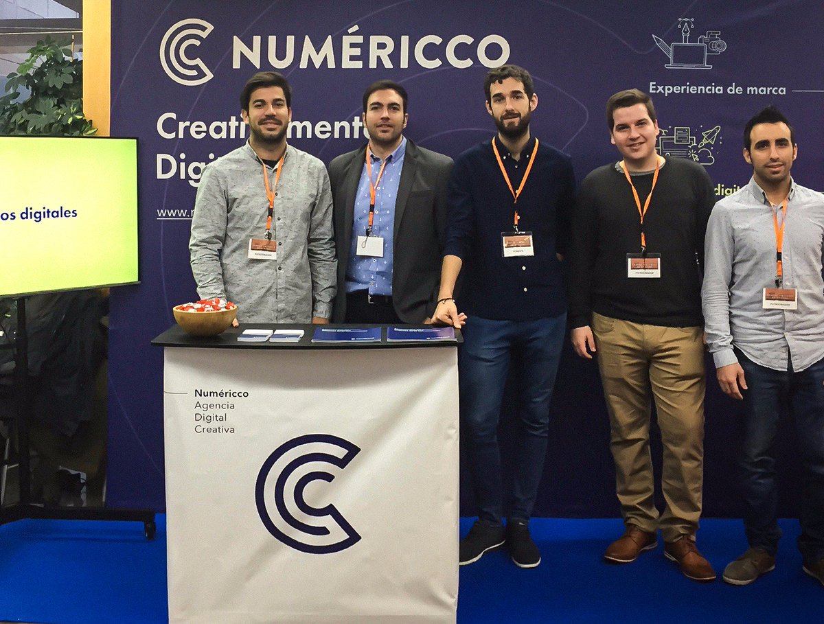 numericco's tweet photo. Ha sido un placer patrocinar y poder compartir nuestro conocimiento sobre #ecommerce en la XIII edición de la Feria de Tiendas Virtuales de Aragón con la ponencia de @albertoportoles y @danipuertolas. Volveremos!👌😊 https://t.co/0QjtRGn4eQ