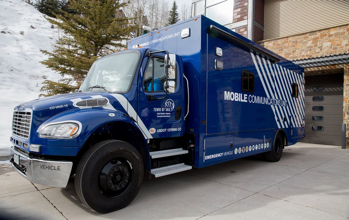 VailPolice's tweet photo. As we celebrate Telecommunicator Week, we are proud to highlight the Mobile Communications Unit and Incident Dispatch Team that staffs it! This valuable resource can be deployed to assist with large incidents. We appreciate all that you do, VPSCC! #NPSTW2018 #50yearsof911 #IAm911 https://t.co/TH5FZLGKG3