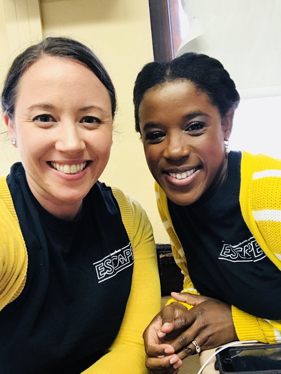 katiedomfort's tweet photo. Twinning with my fellow EC @JenetI today! #cpstechtalk #learnpromethean @learnpromethean https://t.co/0cJBqwfez7
