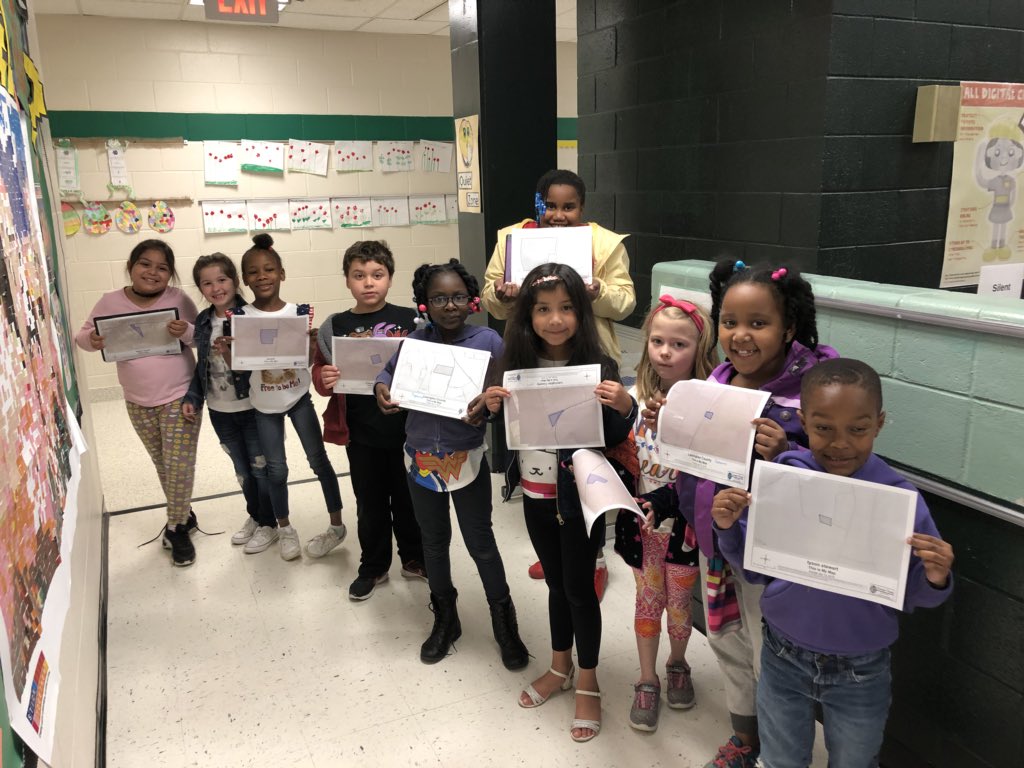 amybedenbaugh's tweet photo. 1st and 2nd grade students in Mrs. Schulte’s class used the Maptopia feature of the https://t.co/LglkkmZ1rm website to print maps of their homes.  Next week they will code their maps so that their ozobot can travel through their neighborhood.  #lex3grows #futurereadylibraries https://t.co/lB1gy7hDtp