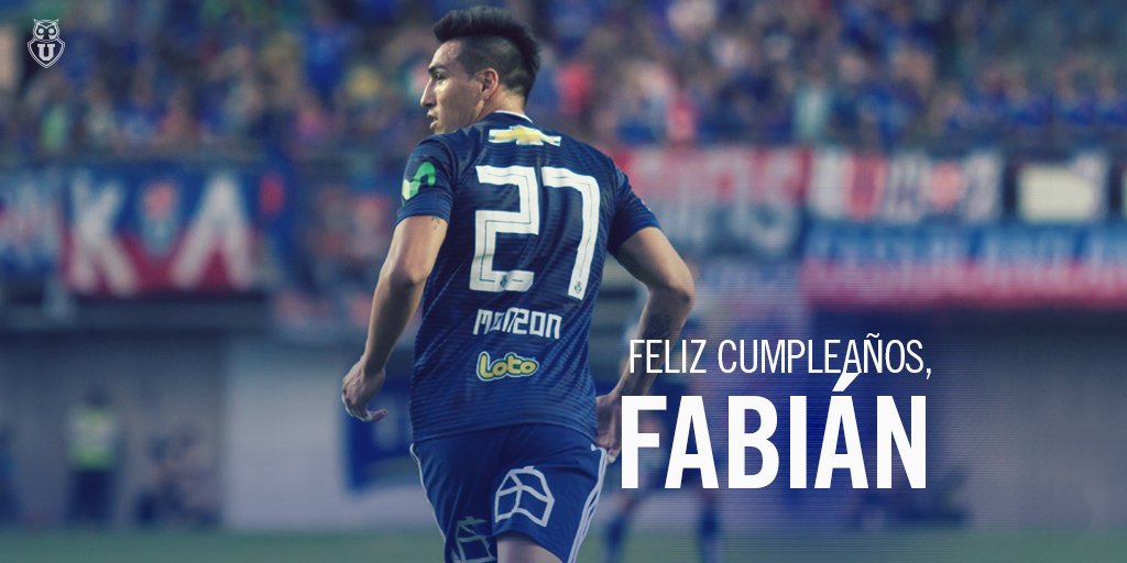udechile's tweet photo. Feliz cumpleaños a nuestro #27, dueño de una pegada imparable, @Fabian18Monzon! 🤘🤘🤘🤘🤘 https://t.co/7PqXYPM8Np