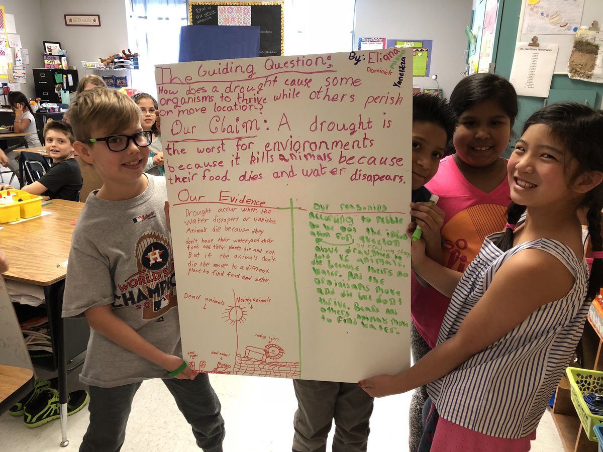 GallemoreSher's tweet photo. 3rd grade ADI lab on environmental changes #magscience @ArgumentDriven #smithelem https://t.co/1Hbf8O66sn