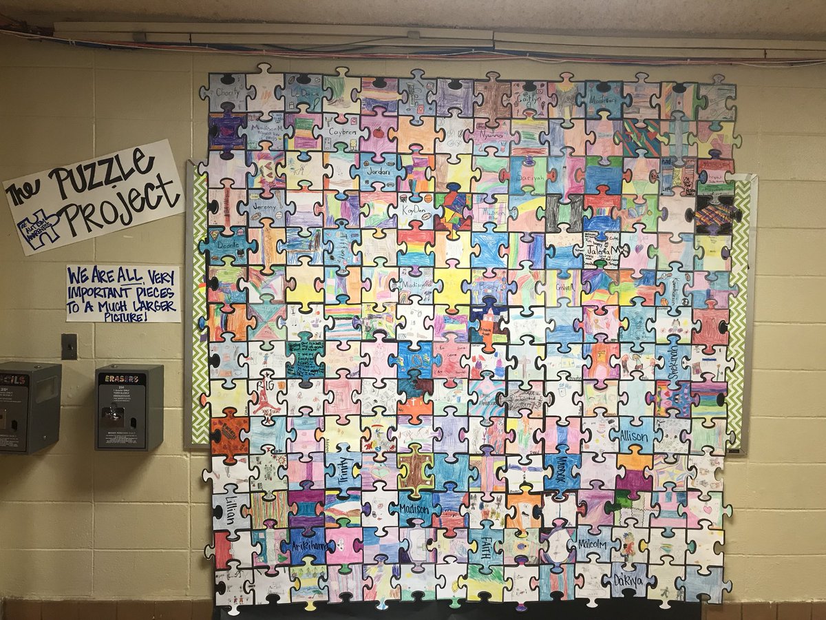 ldubster's tweet photo. Celebrating differences and seeing that together we can make something AMAZING!! #AutismAwarenessMonth #TeamSelma #teammeadowview #TeamSelmaSped https://t.co/sybK1uyimT