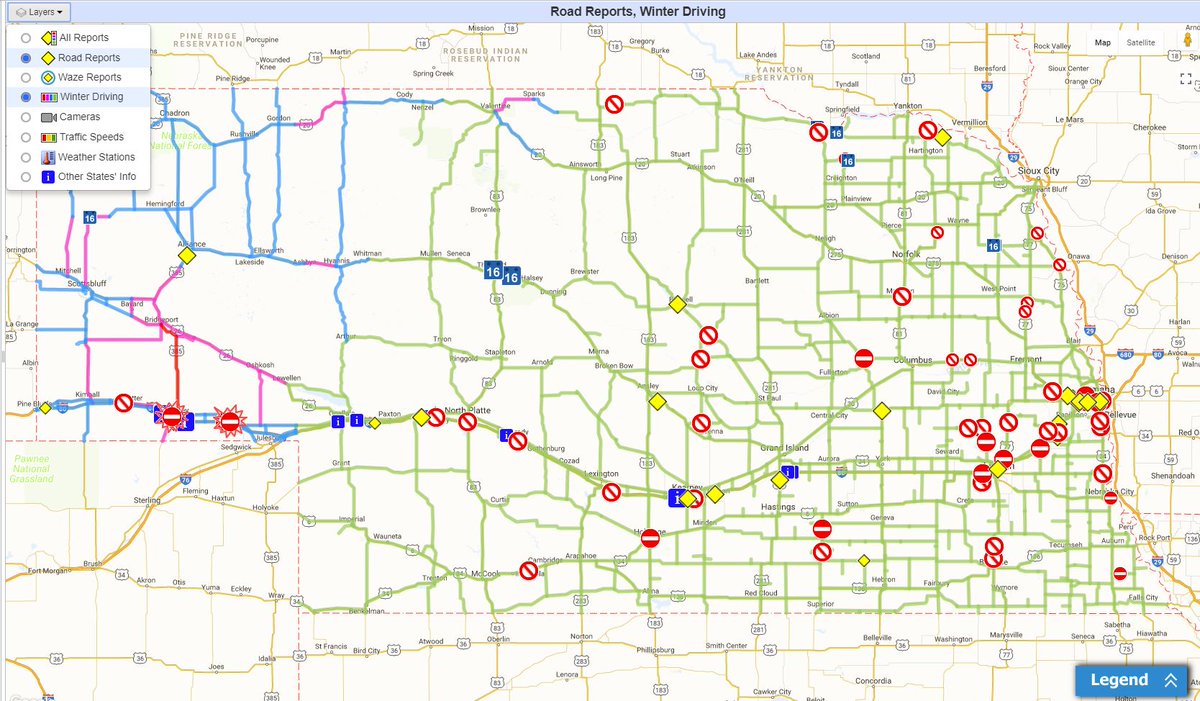 nebraska road closures map nebraska road closures map