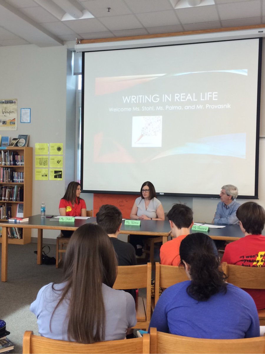 WMS_ELA's tweet photo. 7th grade parents share their writing experiences and knowledge #WMSwrites #CreateTheFuture #gowolves @WilliamsburgAdm https://t.co/uaO106lwCa