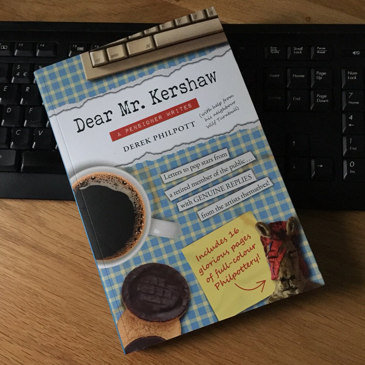 I bought a little book shaped treat for myself 😊 and I’m really looking forward to reading #DearMrKershaw by @DerekPhilpott 🎶📖