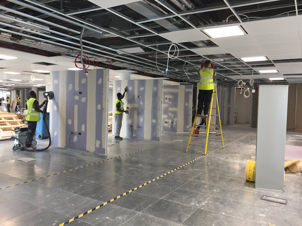 Happy Friday the 13th! Just a little reminder to the team to not walk under any of those ladders.. #friday13th #designandbuild