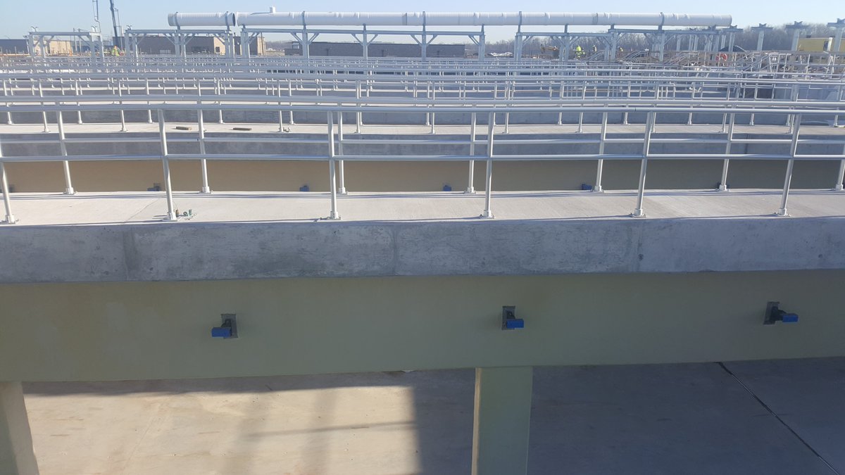 JK_Muir's tweet photo. Spotlighting our work at the Hartford Water Pollution Control Facility for #FieldWorkFriday - check out the new dual use primary clarifier, sludge grinder and pumps beneath the clarifier and the new combined effluent pump system. Proud of this and all our work @JKMuir! https://t.co/yxHYKEhgYU