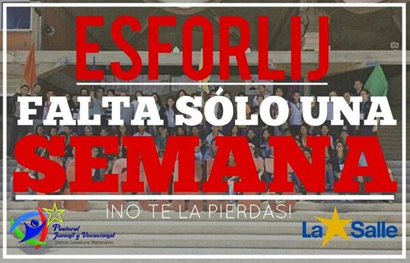 SalleVenezuela's tweet photo. ¡Ya falta poco! Nuestros jóvenes vivirán la grata experiencia del segundo nivel de la #ESFORLIJ. ¡Seguimos formando líderes! #LasallistasSinFronteras #SomosLaSalle https://t.co/k7BEBLUmQF