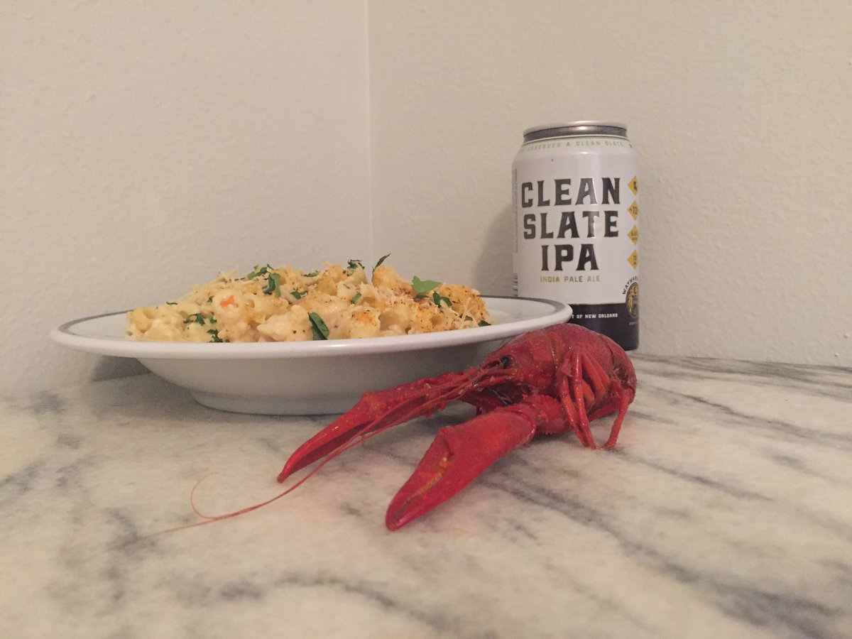 BeerDownHere's tweet photo. Lookin for somethin to do with those leftover crawfish? Check out our recipe for IPA Crawfish Mac N Cheese made w/ @WaywardOwlBeer Clean Slate IPA &amp; 5 different cheeses! (link in bio)

#cookingwithbeer #beerandfood #macandcheese #crawfish #craftbeer #beerdownhere #breweddownsouth https://t.co/6B9oKxhIAy