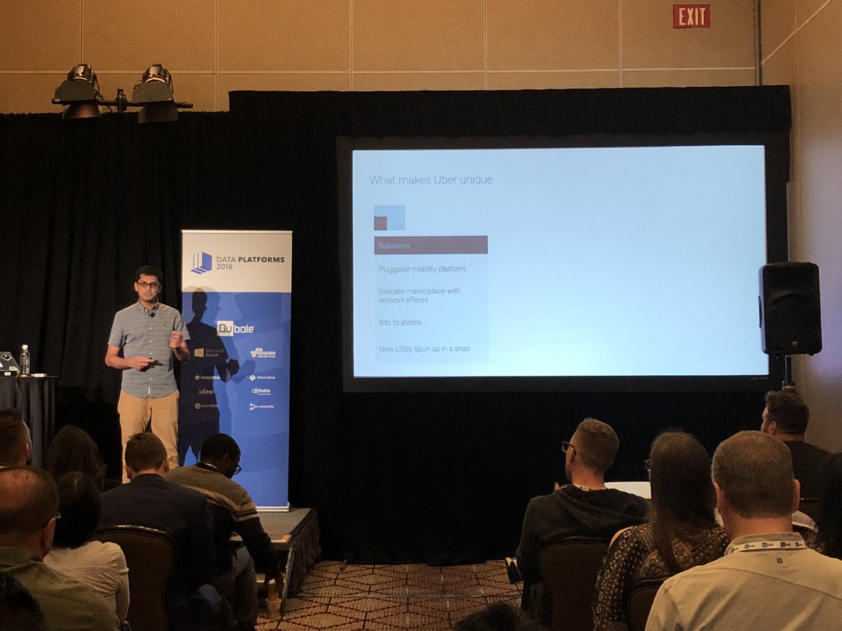 mediamath's tweet image. Great #data-driven insight coming out of @qubole&apos;s #DataPlatforms2018 this week! Here @Uber&apos;s @nikhilj0shi discusses how #machinelearning is omnipresent at Uber. #datascience