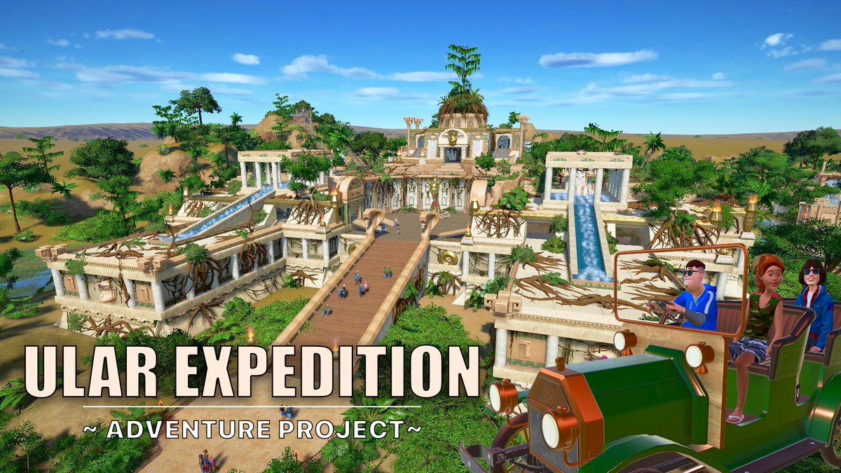 PixelWess89's tweet photo. New video! Ular Expedition 🐍 [Dark Ride] 🌴🕷 Link ▸ https://t.co/hfWwrKM7L3 ✨🥇 @planetcoaster #planetcoaster #youtube #adventureproject https://t.co/3IM8LjNThg