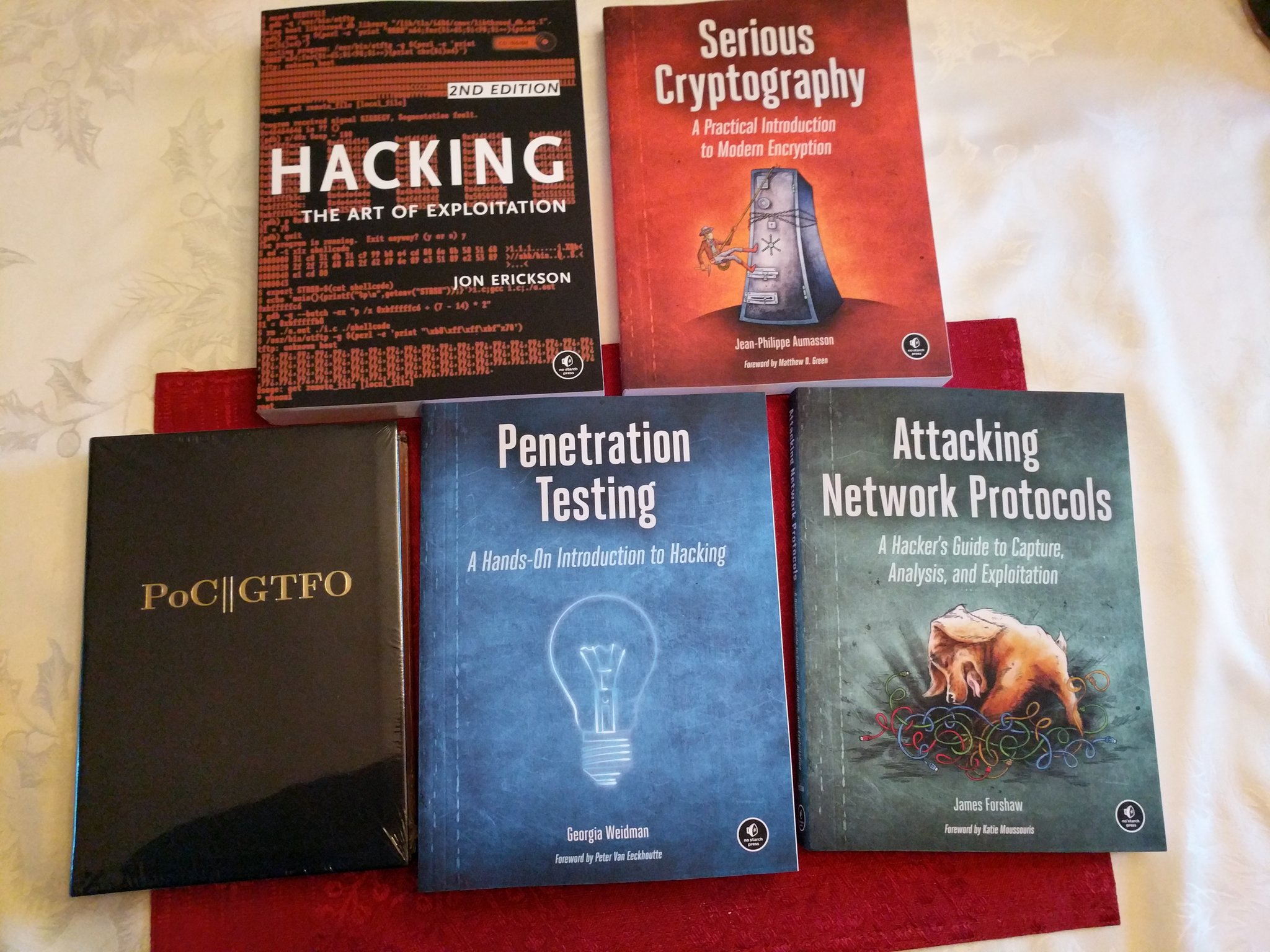 Joe Testa on X: &ldquo;Check out these cool books @nostarch gave us for 
