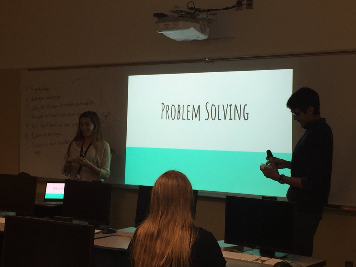hsteinerlps's tweet image. UNL engineering students talk w/ 8th grade CS Discovery class about engineering, problem-solving and CS. @SchooMiddle @codeorg #LetsSchoo #lpscompsci