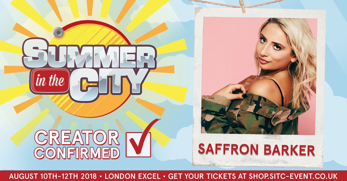 sitc's tweet image. We're super excited to announce that @SaffronBarker will be attending #SitC2018 in London this August!

Tickets: shop.sitc-event.co.uk
Website: sitc-event.co.uk