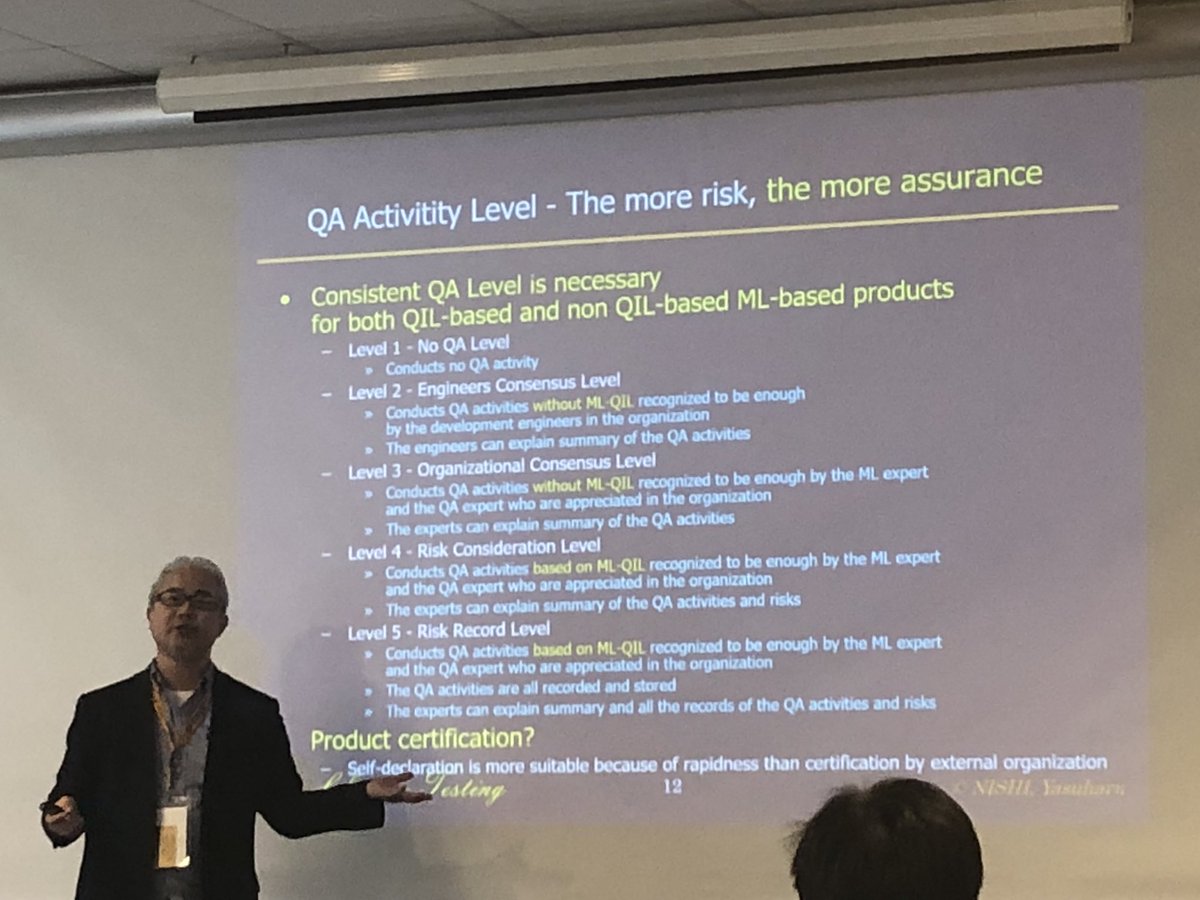 MahshidHelali's tweet photo. Interesting topic:😊A Test Architecture for Machine Learning Product, Yasuharu Nishi. #icst18 #inSTA https://t.co/mizVVVU5cu