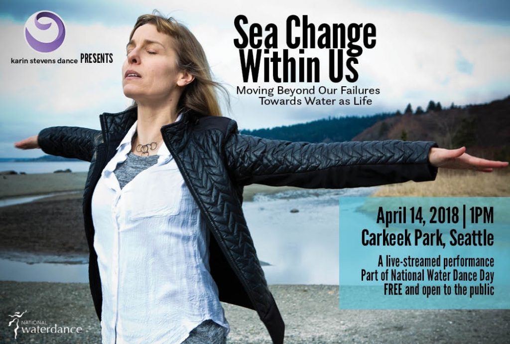 Celebrate #NationalWaterDance Day THIS SATURDAY! @KStevensDance and an array of Seattle dancers and movement artists come together for a #FREE site-specific performance along the shores of #PugetSound. #SeaChangeWithinUs #WaterAsLife
Learn more at karinstevensdance.com