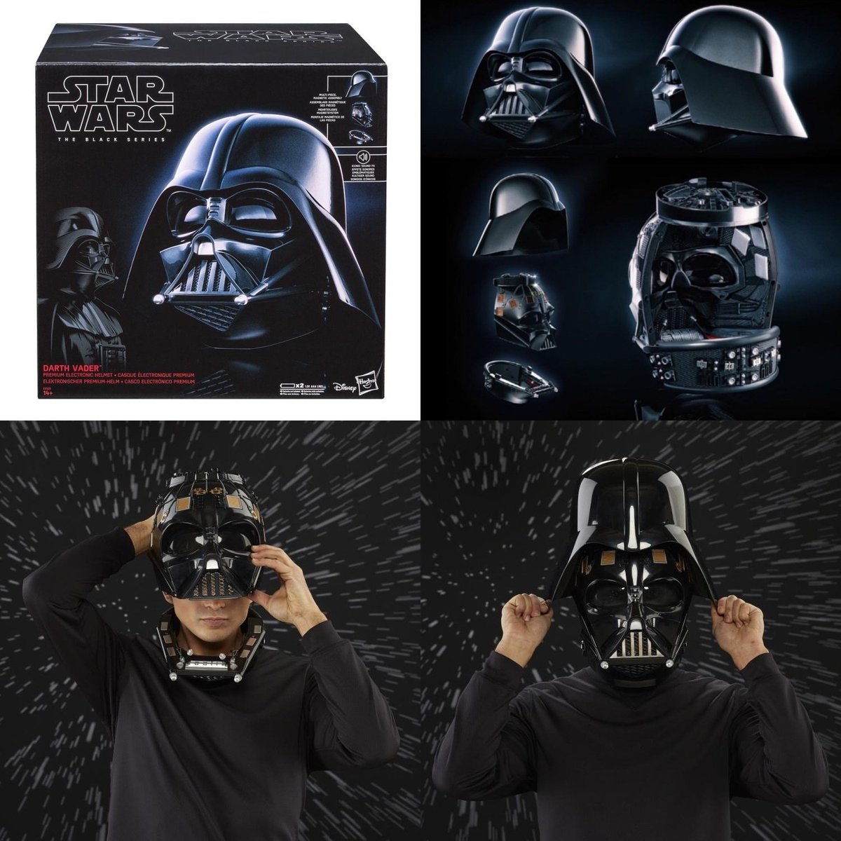 Ernest Shackleton Rechthoek Loodgieter the RPF on Twitter: "Darth Vader Helmet https://t.co/xoFidEInsP (In Stock)  Hasbro The Black Series Darth Vader Premium Electronic Helmet.  Realistically detailed interior &amp; exterior. Multi-piece, adjustable fit  with collar piece, mask piece,