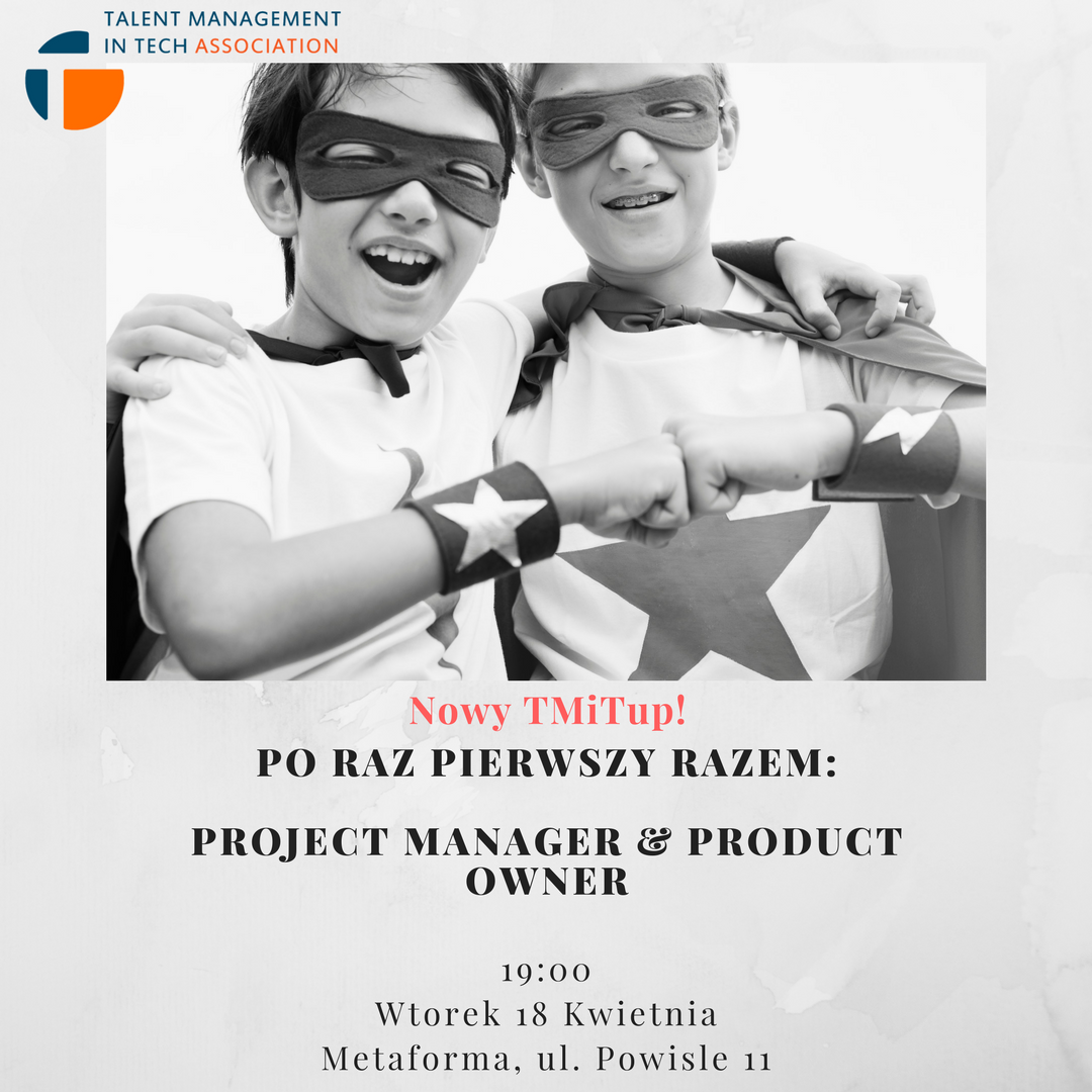 Pierwszy w tym roku organizowany przez nas meetup, czyli najlepszy pomysł na najbliższą środę! Bezpłatne wejściówki dostępne na stronie starciegigantow.evenea.pl  #ProjectManagement #ProductOwner #TMiTup