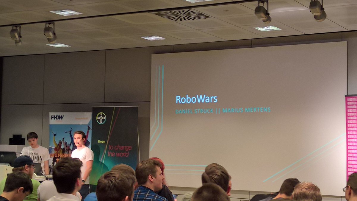 azurecgn's tweet photo. Nächster Vortrag bei der #RoboNight in der #FHDW https://t.co/qV3WVBijJD