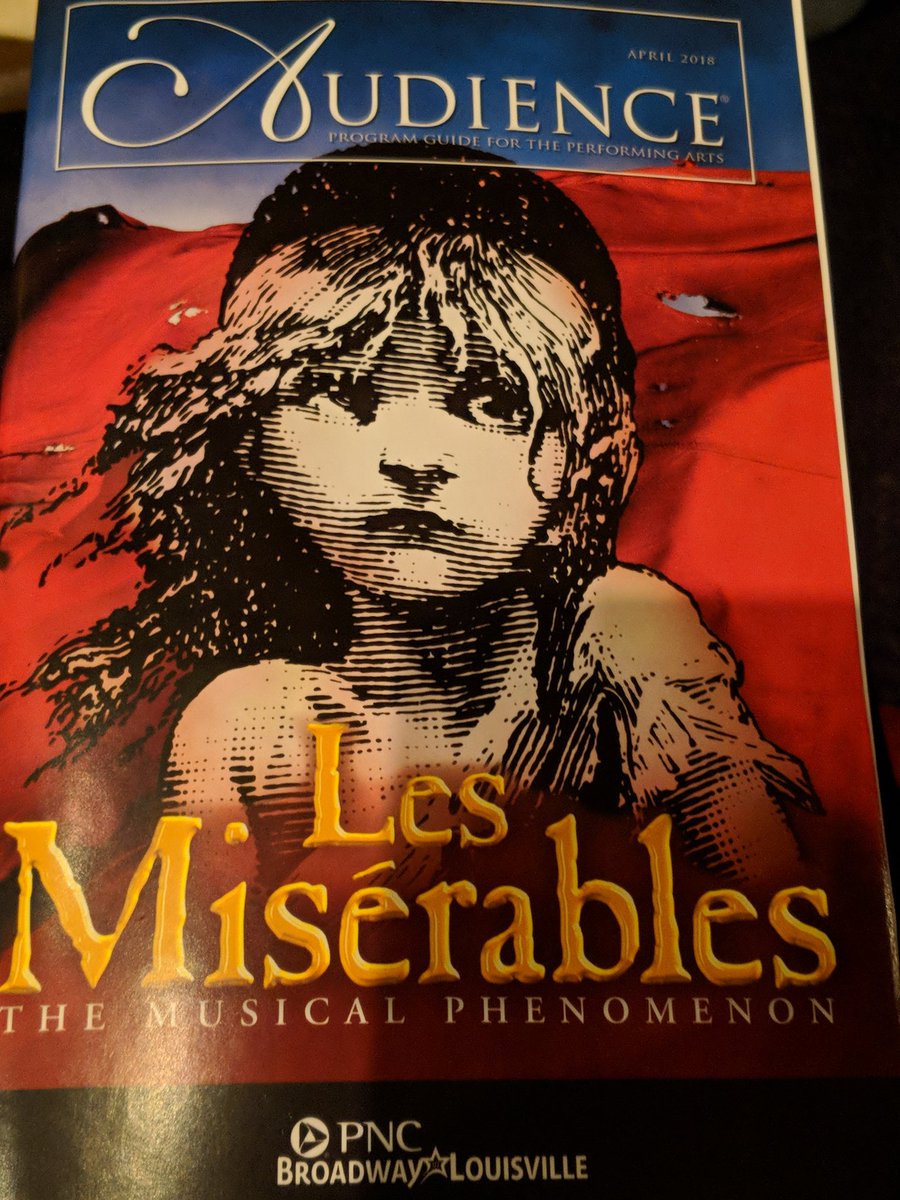 Ready for Les Mis!!! #LesMiserables #kentuckycenter